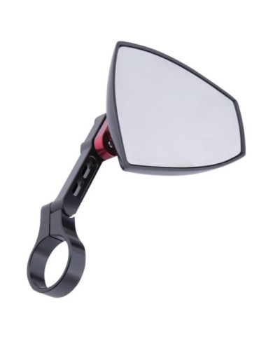 Highsider Rétroviseur d'extrémité de guidon WAVE aluminium noir Régula