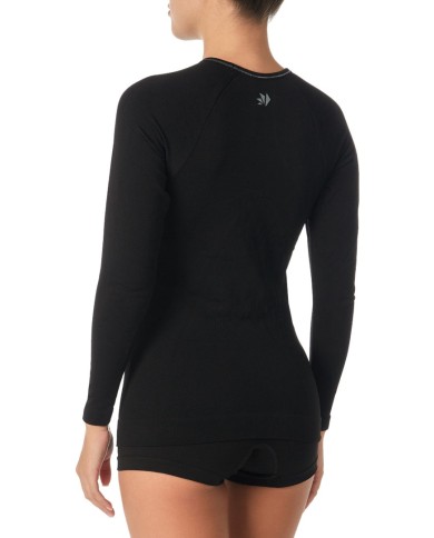 SIXS Camicia funzionale a maniche lunghe TS2 all black XS