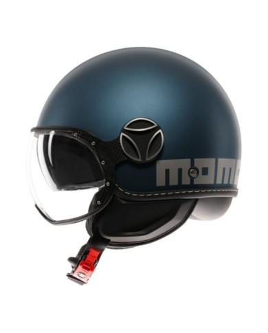 MOMODESIGN Jethelm FGTR Evo Matt blau-silber