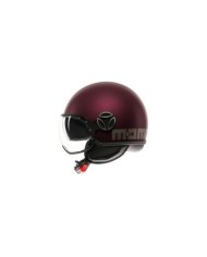 MOMODESIGN Casco jet FGTR Evo Matt bordeaux-argento