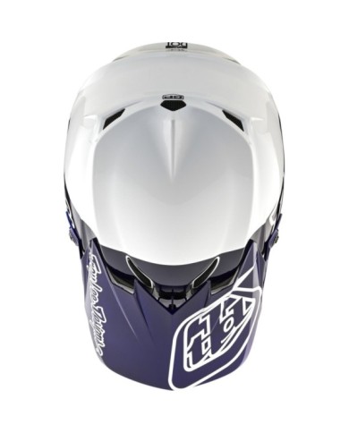 Troy Lee Designs Casco GP - Runner bianco-nero-rosso