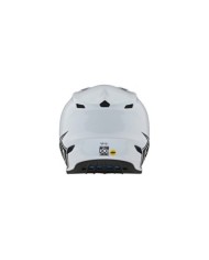 Troy Lee Designs SE4 Polyacrylite Helmet - Mono White blanc