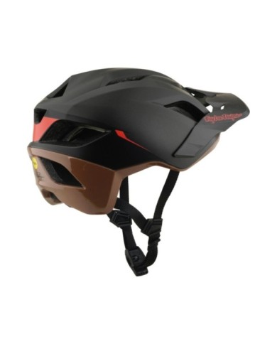 Troy Lee Designs Flowline Se Helm W Mips – Stacks dunkelgrau-braun XS