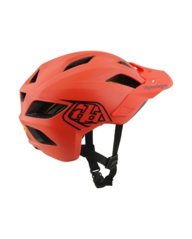 Troy Lee Designs Youth Flowline Helmet W Mips - Point red-dark gray