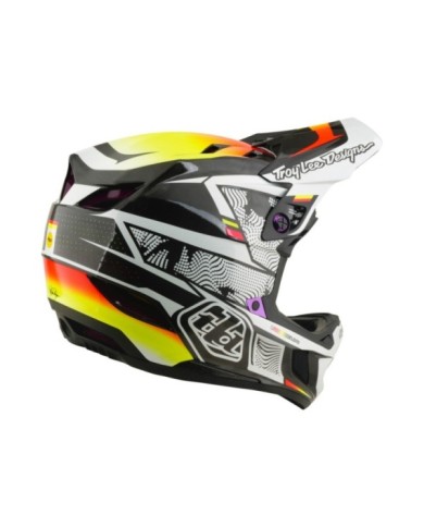 Troy Lee Designs Casco D4 Carbon W Mips - Lined Up nero