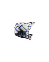 Troy Lee Designs D4 Composite Helm W Mips – Flared weiß-dunkelblau