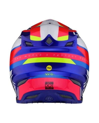 Troy Lee Designs SE5 ECE Composite Helmet Mips - Omega bleu
