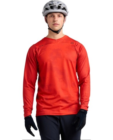 Troy Lee Designs Maglia Skyline Chill - Arancione spruzzato