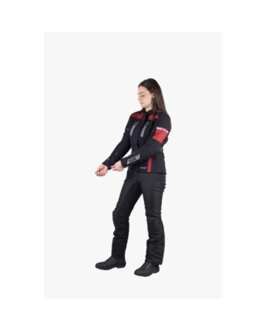 giacca iXS Tour Pacora-ST donna nero-rosso DXL 322