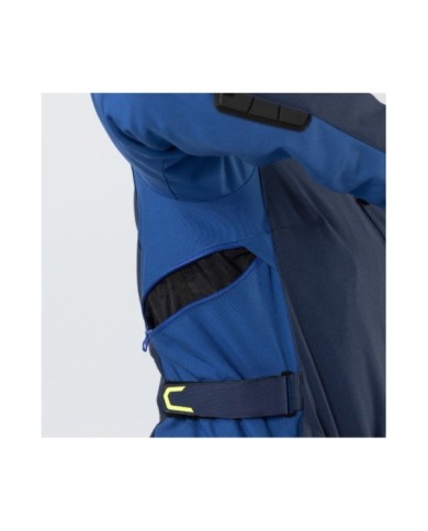 giacca iXS Tour Lane ST donna blu-azzurro-giallo fluorescente