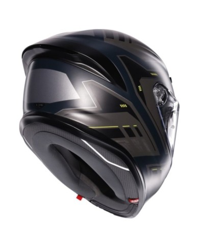 AGV Casco integrale K6 S Enhance grigio opaco-giallo fluo