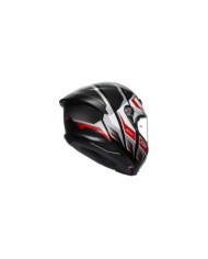 AGV Casque intégral K6 S Karve mat noir-blanc-rouge