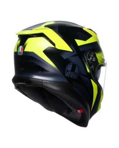 AGV Casque intégral K7 Glimpse noir-jaune