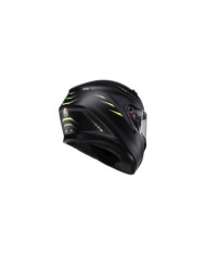 AGV Casque intégral K3 Syth noir mat gris jaune