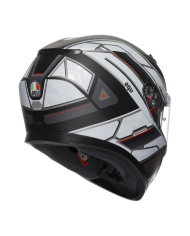 AGV Integralhelm K3 Rivia matt schwarz-weiss