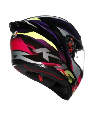AGV Casque intégral K1 S Fastlap noir-violett-pink