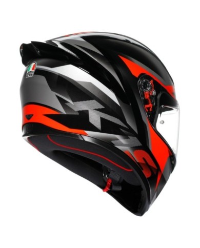 AGV Casco integrale K1 S Fastlap nero-grigio-rosso