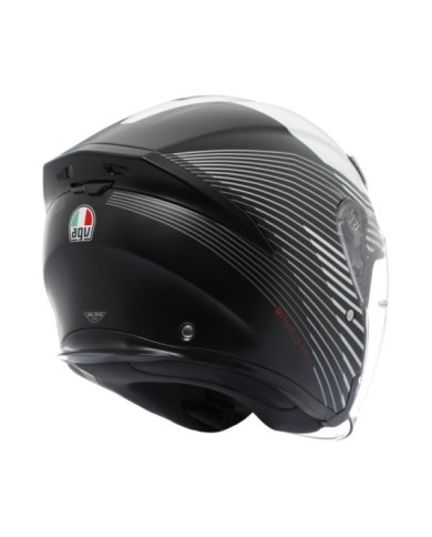 AGV Jethelm K5 Evo Control matt schwarz-weiss