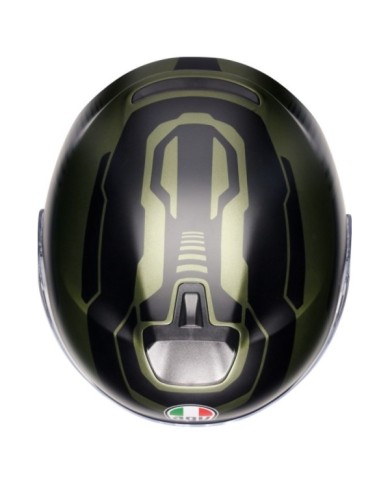 AGV Jethelm Irides Sakai matt grün-schwarz