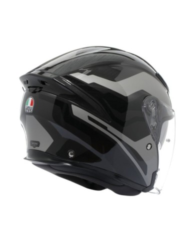 AGV Casco jet K5 Evo Tune grigio-nero