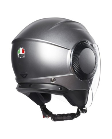 AGV Casco jet Orbyt Uni grigio opaco