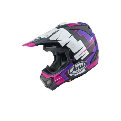 ARAI MX-V EVO Helmet Battle - Purple