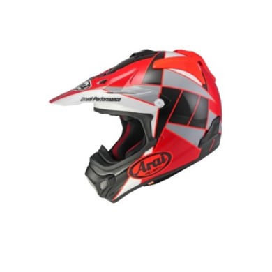 ARAI MX-V EVO Casco Peak - Rosso