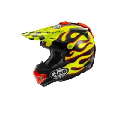 ARAI MX-V EVO Helm – Flame Yellow