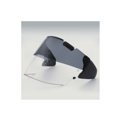 ARAI PSS Kit Screen with Integrated Sun Shield Gun Metallic Frost