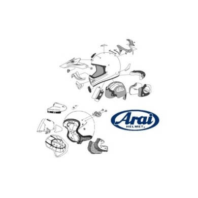 ARAI CHEEKPAD  CHASER-V 15MM CASCO INTEGRALE