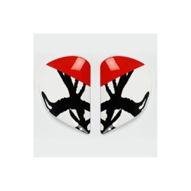 ARAI Set di supporti Super AdSis J (LRS) Sketch White per caschi Chaser-V Chaser-V PRO