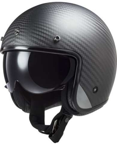 LS2 OF601 Bob Solid Carbon