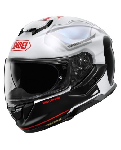 SHOEI Casco integrale GT-Air 3 Mike TC-6, nero-bianco-rosso