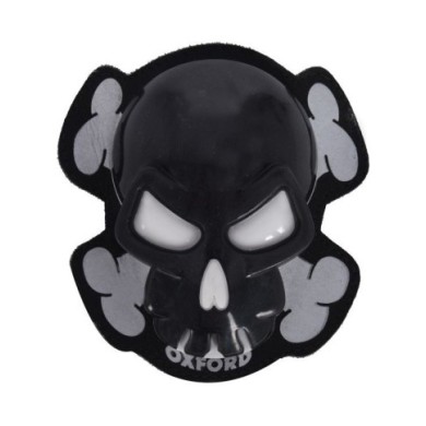 Skull Knee Sliders Black