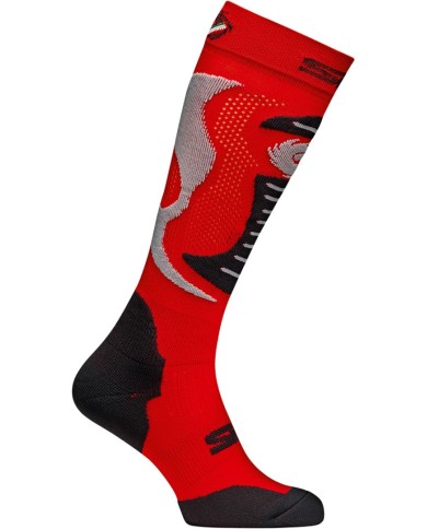 SIDI Chaussettes Faenza rouge-noir S