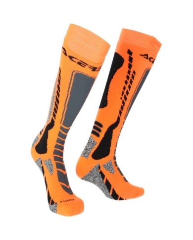 Acerbis Calzini MX Pro nero-arancione S