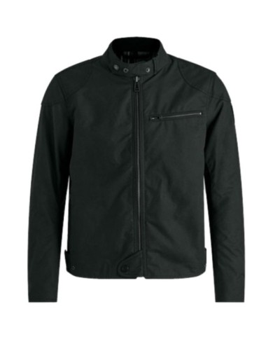 Belstaff Veste Ariel coton ciré noir