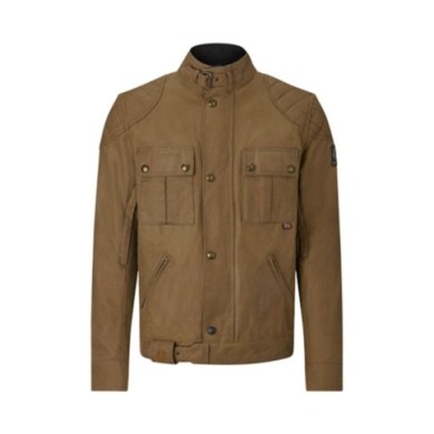 Belstaff Veste Brooklands coton ciré sable