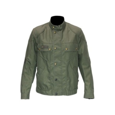 Belstaff Jacke Johnsons Washed Cordura grün