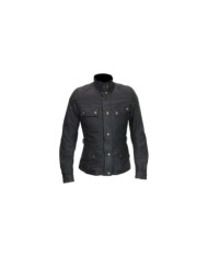 Belstaff Giacca Phillis 2.0 in cotone cerato da donna nera