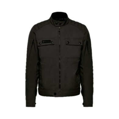Belstaff Giacca Roberts in cotone tecnico nero