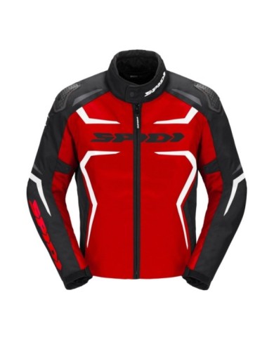 SPIDI Jacke Race-Evo H2OUT schwarz-rot-weiss