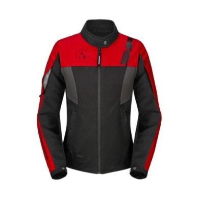 SPIDI Jacke Corsa H2OUT Damen rot-schwarz