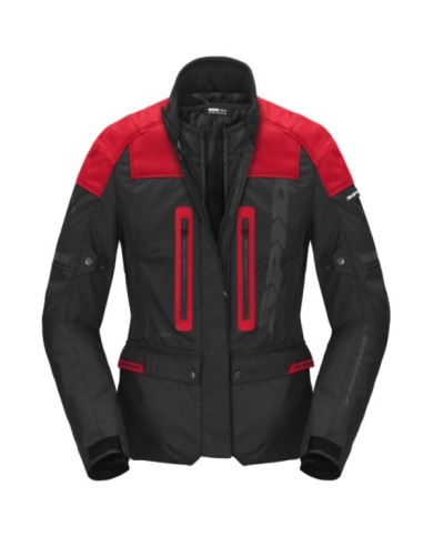 SPIDI Giacca Traveler 3 Evo donna nero-rosso
