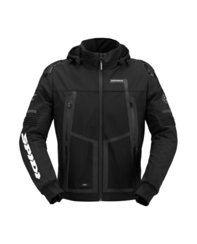 SPIDI Jacke Hoodie Warrior H2OUT schwarz