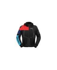 SPIDI Jacke Hoodie Warrior H2OUT schwarz-rot-blau