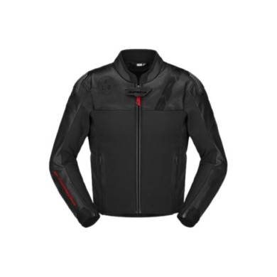 SPIDI Lederjacke DP Progressive Hybrid Perforated schwarz