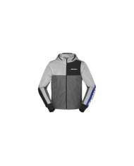 SPIDI Jacke Hoodie Net grau-schwarz-blau