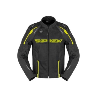 SPIDI Giacca Race Warrior 2 Net nero-giallo fluo