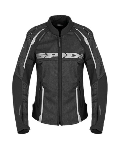 SPIDI Giacca Race Warrior 2 Net donna nero-bianco